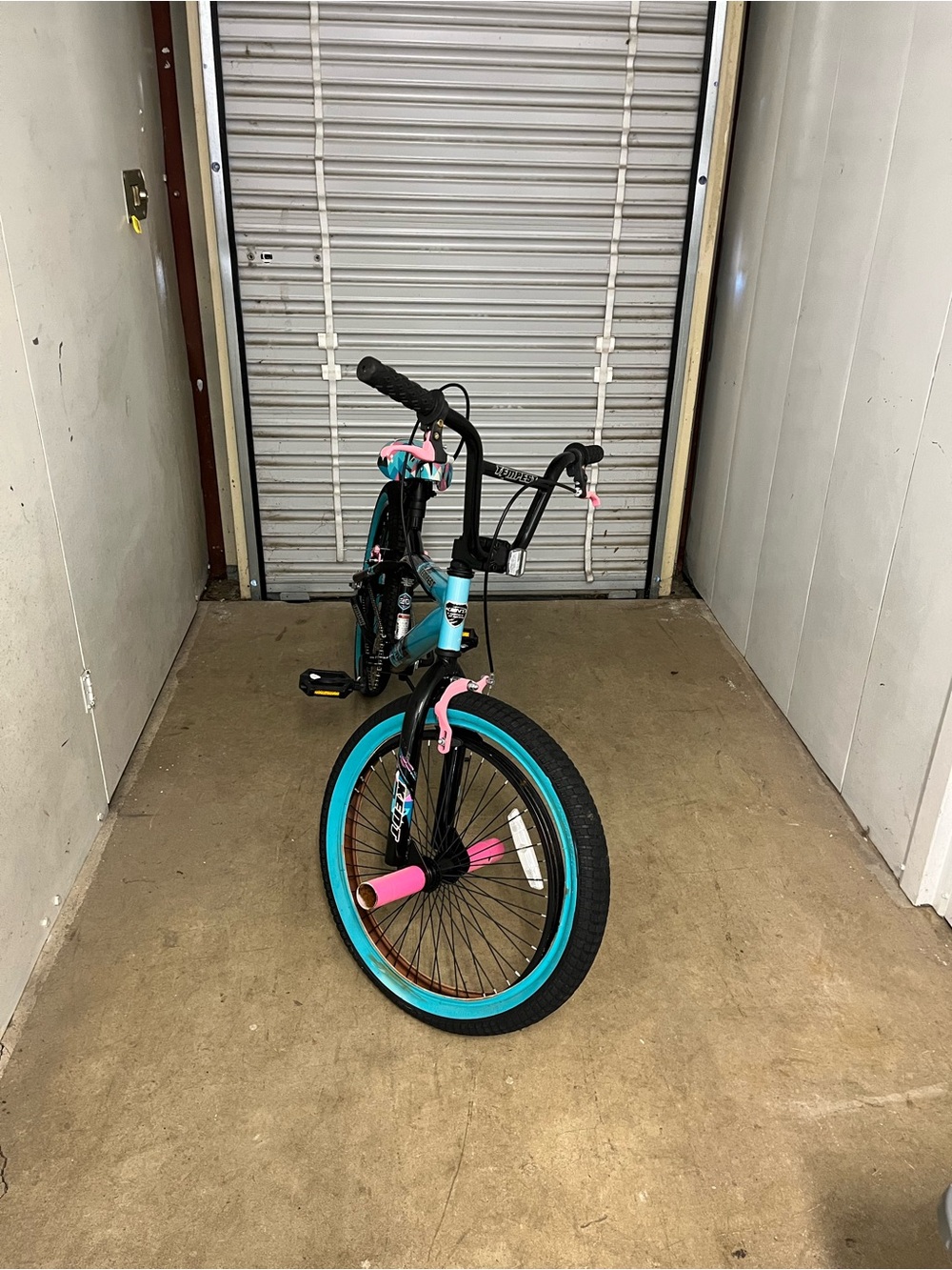 Kids Teal and Pink BMX-Style Bike Bottom - Unbranded
